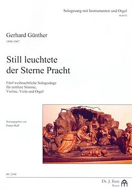 Gerhard Günther Notenblätter Still leuchtete der Sterne Pracht