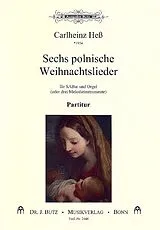 Carlheinz Hess Notenblätter 6 polnische Weihnachtslieder