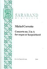 Michel Corrette Notenblätter Concert in a Minor no.2 for organ and strings