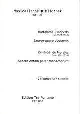  Notenblätter 2 Motetten für 4 Blockflöten (ATTB)