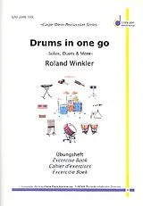 Roland Winkler Notenblätter Drums in one go für Percussion-Ensemble