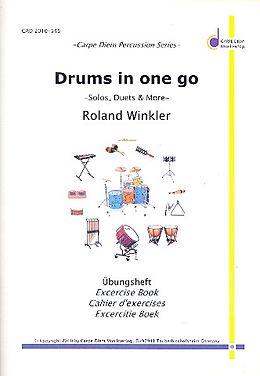 Roland Winkler Notenblätter Drums in one go für Percussion-Ensemble