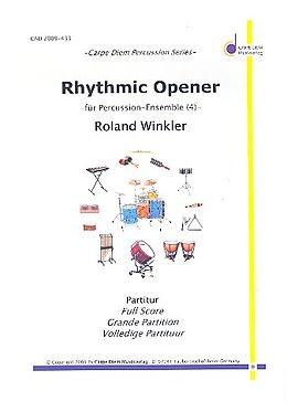 Roland Winkler Notenblätter Rhythmic Opener für Percussion-Ensemble