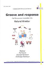Roland Winkler Notenblätter Groove and Response für Percussion-Ensemble