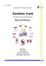 Roland Winkler Notenblätter Sambao Funk für Percussion-Ensemble