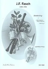 Johann Friedrich Fasch Notenblätter Sonata in g Minor FWVN-g1 for 2 oboes