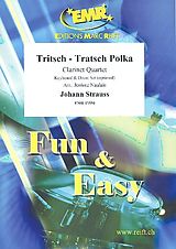 Johann (Sohn) Strauss Notenblätter Tritsch-Tratsch-Polkafür 3 Klarinetten und