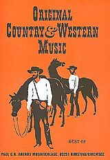  Notenblätter Best of Original Country and Western Music