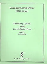 Peter Taban Notenblätter Schule op.1 - Der Anfang - Etüden Band 1