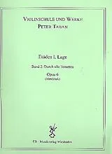 Peter Taban Notenblätter Schule op.6 - Etüden Band 2
