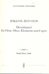 Frank Bridge Notenblätter Divertimenti für Flöte, Oboe