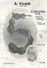 Antonio Vivaldi Notenblätter Konzert RV399 für Violoncello und Orchester