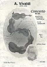 Antonio Vivaldi Notenblätter Konzert RV399 für Violoncello und Orchester