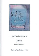 Jan van Landeghem Notenblätter Birds für 4 Blockflöten