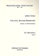 Lothar Graap Notenblätter Freu dich Erd und Sternenzelt