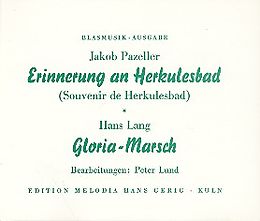 Hans Lang Notenblätter Gloria-Marsch und Erinnerung