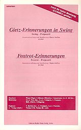 Heinz Gietz Notenblätter Erinnerungen in Swing