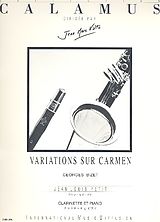 Jean-Louis Petit Notenblätter Variations sur Carmen de Georges Bizet