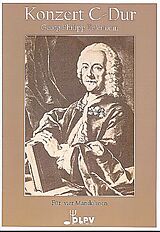 Georg Philipp Telemann Notenblätter Konzert C-Dur für 4 Mandolinen
