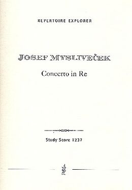 Josef Myslivecek Notenblätter Konzert D-Dur für Flöte und Orchester