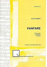 Alois Wimmer Notenblätter Fanfare für 3 Trompeten, 3 Posaunen