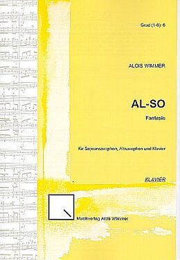 Alois Wimmer Notenblätter Al-So für 2 Saxophone (SA) und Klavier