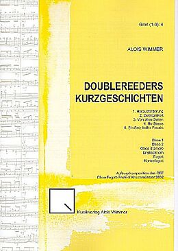 Alois Wimmer Notenblätter Doublereeders Kurzgeschichten für 2 Oboen