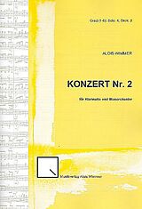 Alois Wimmer Notenblätter Konzert Nr.2 op.51 für Klarinette und
