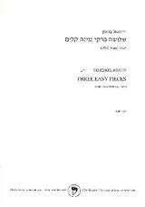 Yehezkiel Braun Notenblätter Three Easy Pieces