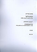 Aharon Harlap Notenblätter Concerto for clarinet and