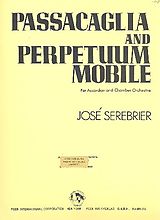 José Serebrier Notenblätter Passacaglia and Perpetuum mobile for
