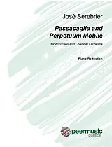 José Serebrier Notenblätter Passacaglia and Perpetuum mobile for