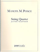 Manuel Maria Ponce Notenblätter String Quartet