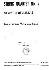 Silvestre Revueltas Notenblätter String Quartet no.2
