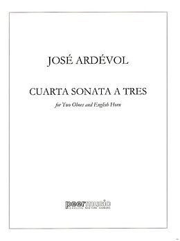 José Ardévol Notenblätter Cuarta Sonata a Tres