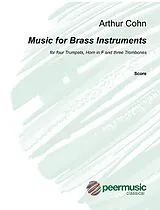 Arthur Cohn Notenblätter Music for Brass Instruments