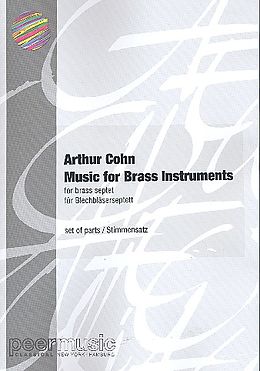 Arthur Cohn Notenblätter Music for Brass Instruments