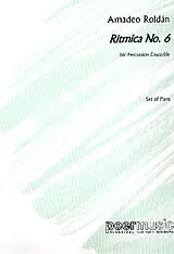 Amadeo Roldán Gardes Notenblätter Ritmica No.6