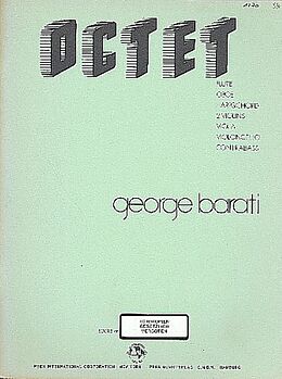 George Barati Notenblätter Octet for flute, oboe, harpsichord