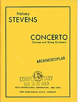 Halsey Stevens Notenblätter Concerto