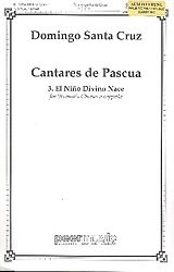 Domingo Santa Cruz Notenblätter El Nino divino nace