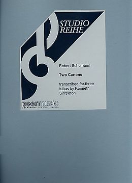 Robert Schumann Notenblätter 2 Canons