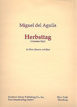 Miguel del Aguila Notenblätter Herbsttag