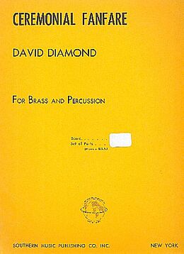 David Diamond Notenblätter Ceremonial Fanfare
