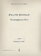 Frank Bridge Notenblätter Streichquartett Nr.3