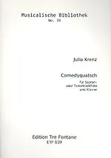 Julia Krenz Notenblätter Comedyquatsch . für 2 Blockflöten