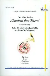 Felix Mendelssohn-Bartholdy Notenblätter Jauchzet dem Herrn für 8 Hörner