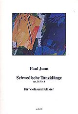 Paul Juon Notenblätter Schwedische Tanzklänge op.36,8