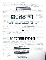Mitchell Peters Notenblätter Etude no.2 for snare drum and 2 tom toms