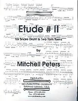 Mitchell Peters Notenblätter Etude no.2 for snare drum and 2 tom toms